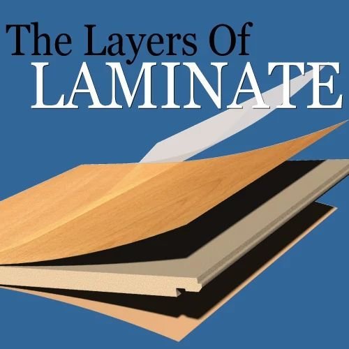 The layers of laminate Carpet Cabin, Inc