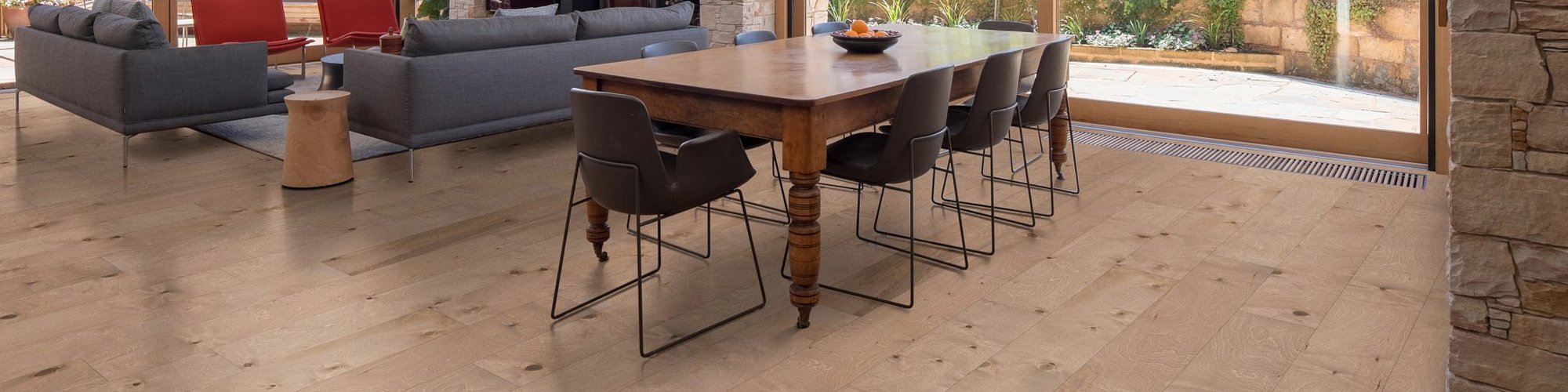 dining room table with eight chairs